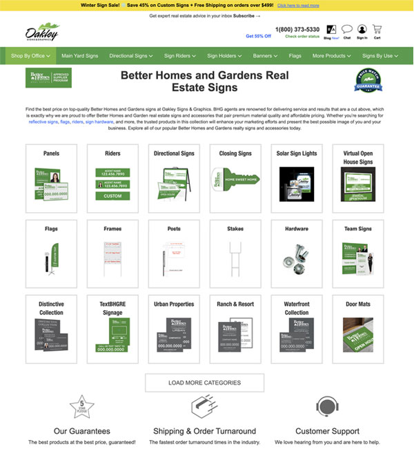 Oakley Signs & Grahpics Website Image